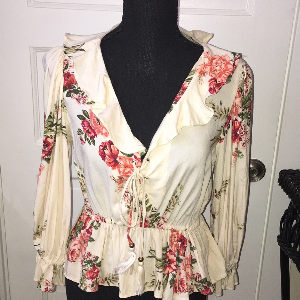 VERY CUTE VINTAGE STYLE BLOUSE -SZ S- NWOT-
